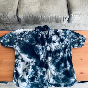 RVCA Freeze Tie Dye Button Up Shirt